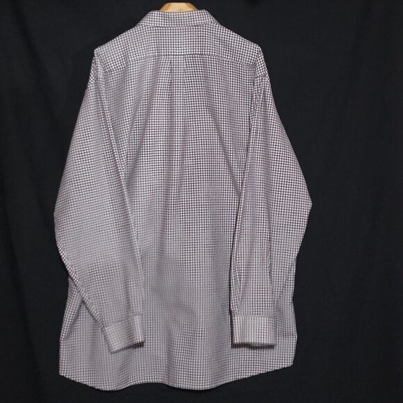 Pringle of Scotland LS BF Men's Shirt - Brown Gray White Plaid - Sz XL* - Picture 4 of 4
